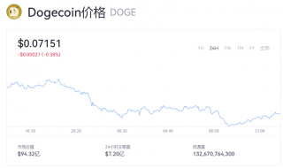 狗狗币今日价格  doge币一个多少钱能买到？