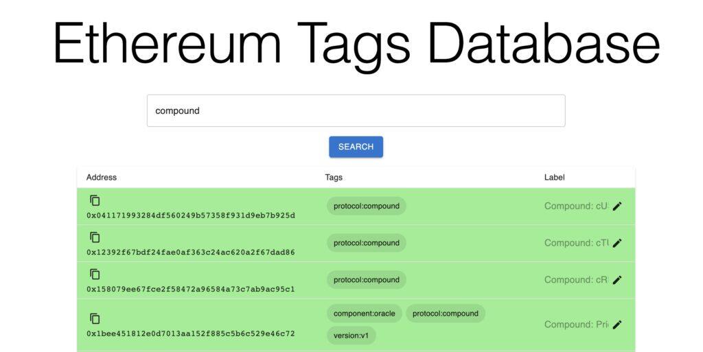 以太坊地址搜索平台Ethereum Tags Database入门教学-第2张图片-欧易下载