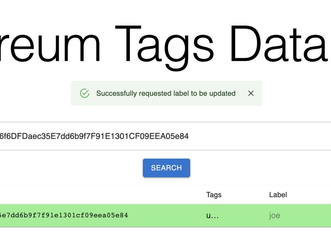 以太坊地址搜索平台Ethereum Tags Database入门教学-第6张图片-欧易下载