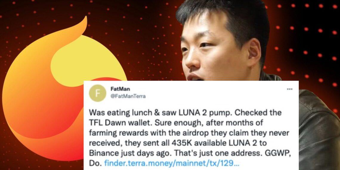 Do Kwon说谎？FatMan爆：TFL钱包近日转43万枚LUNA到币安-第1张图片-欧易下载