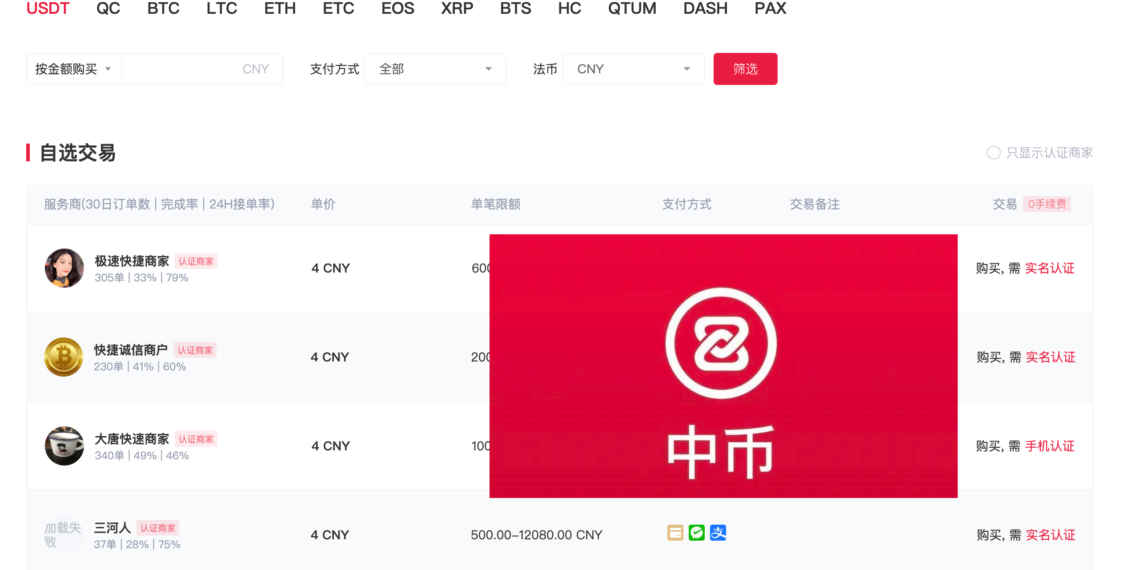 中币ZB宣布恢复平台交易！C2C区涌现1USDT卖0.58美元-第1张图片-欧易下载
