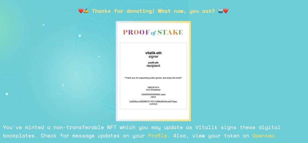 Gitcoin上如何捐赠ETH?获取V神新书《Proof of Stake》及NFT教程-第4张图片-欧易下载 Gitcoin上如何捐赠ETH?获取V神新书《Proof of Stake》及NFT教程-第4张图片-欧易下载