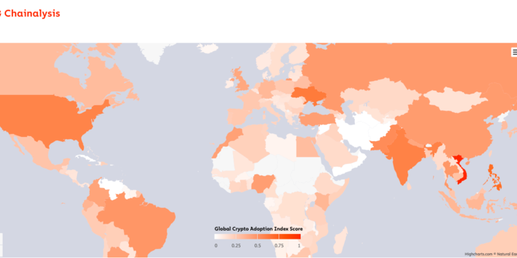 Chainalysis全球加密货币采用报告：越南等新兴市场在熊市中引领-第1张图片-欧易下载