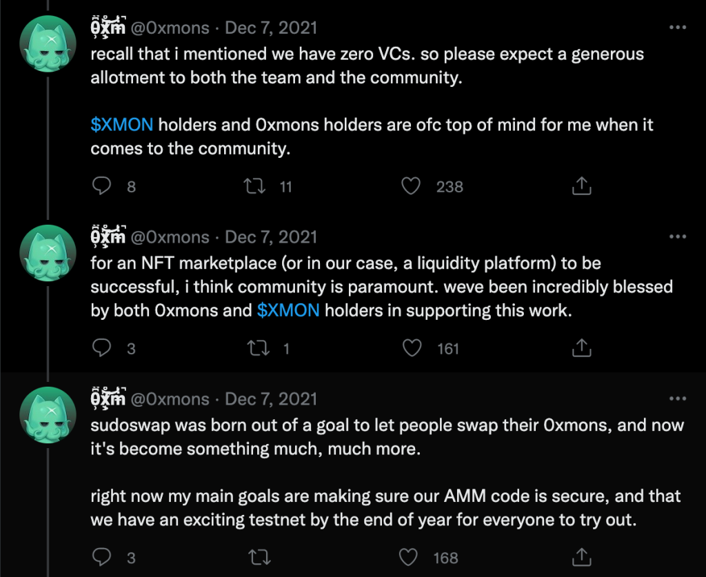 Sudoswap代币空投引社群强力反弹 XMON持有者可获超40%-第2张图片-欧易下载
