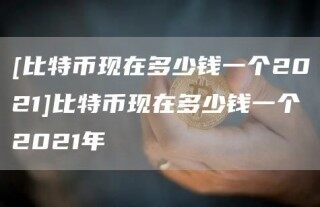 [比特币现在多少钱一个2021]比特币现在多少钱一个2021年