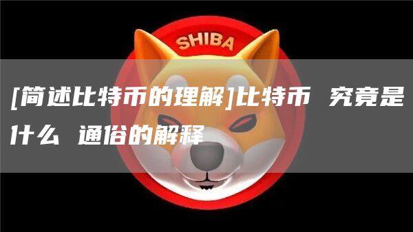 [简述比特币的理解]比特币 究竟是什么 通俗的解释-第1张图片-欧意下载