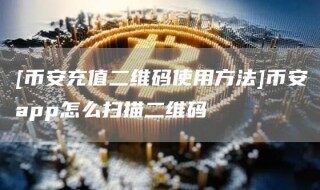 [币安充值二维码使用方法]币安app怎么扫描二维码