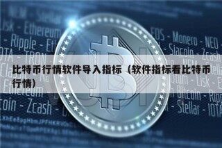 比特币行情软件导入指标（软件指标看比特币行情）