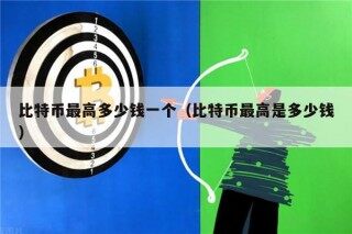 比特币最高多少钱一个（比特币最高是多少钱）