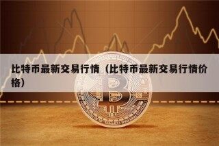 比特币最新交易行情（比特币最新交易行情价格）