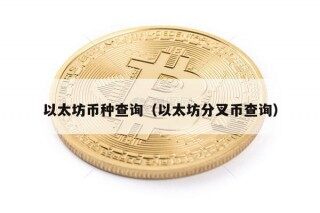 以太坊币种查询（以太坊分叉币查询）