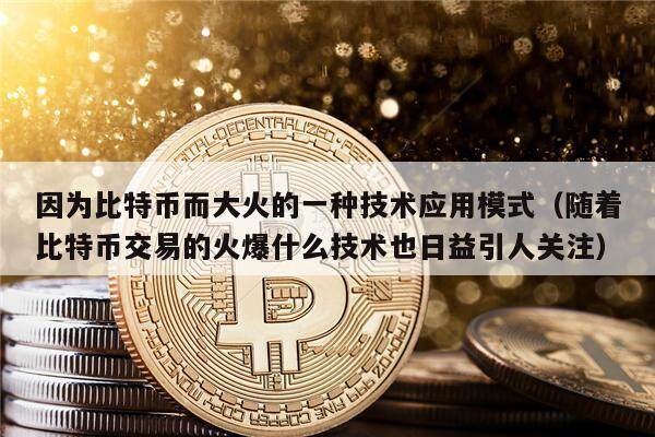 因为比特币而大火的一种技术应用模式（随着比特币交易的火爆什么技术也日益引人关注）-第1张图片-欧意下载