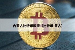 内蒙古比特币政策（比特币 蒙古）