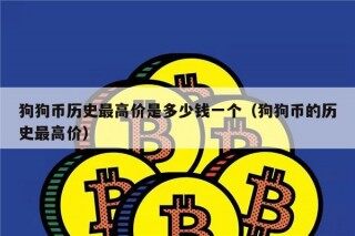 狗狗币历史最高价是多少钱一个（狗狗币的历史最高价）