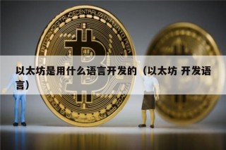 以太坊是用什么语言开发的（以太坊 开发语言）