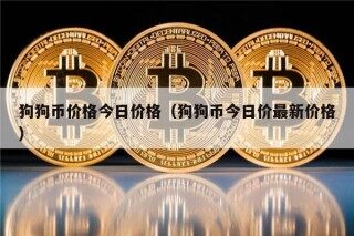 狗狗币价格今日价格（狗狗币今日价最新价格）