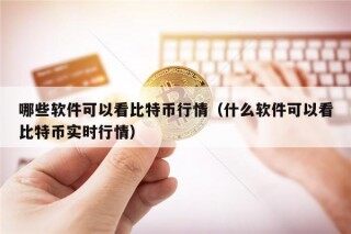 哪些软件可以看比特币行情（什么软件可以看比特币实时行情）