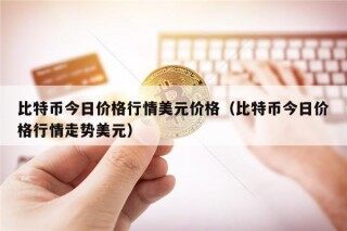 比特币今日价格行情美元价格（比特币今日价格行情走势美元）