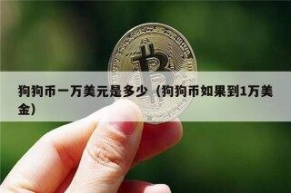 狗狗币一万美元是多少（狗狗币如果到1万美金）