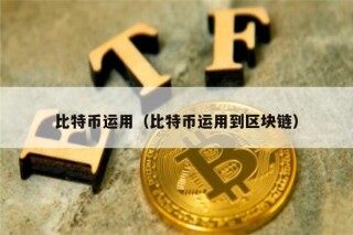 比特币运用（比特币运用到区块链）
