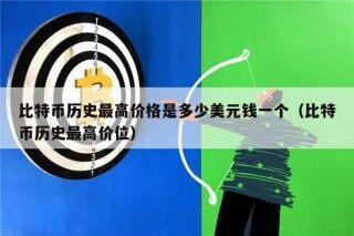比特币历史最高价格是多少美元钱一个（比特币历史最高价位）