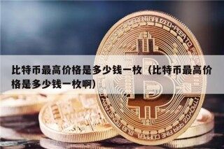 比特币最高价格是多少钱一枚（比特币最高价格是多少钱一枚啊）