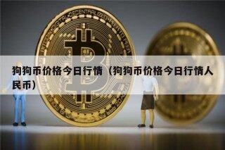 狗狗币价格今日行情（狗狗币价格今日行情人民币）