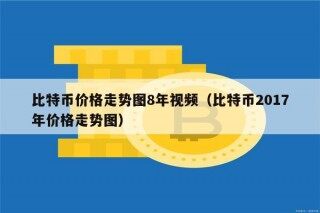 比特币价格走势图8年视频（比特币2017年价格走势图）