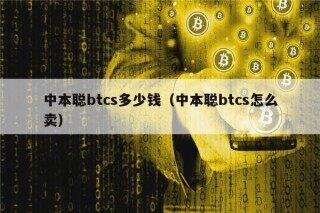 中本聪btcs多少钱（中本聪btcs怎么卖）