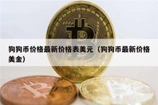 狗狗币价格最新价格表美元（狗狗币最新价格美金）