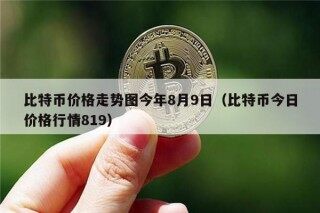 比特币价格走势图今年8月9日（比特币今日价格行情819）
