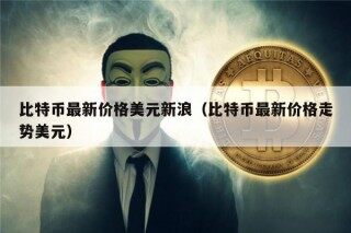 比特币最新价格美元新浪（比特币最新价格走势美元）