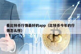 看比特币行情最好的app（比特币今年的行情怎么样）