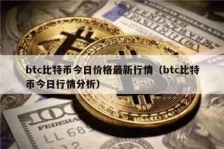 btc比特币今日价格最新行情（btc比特币今日行情分析）