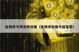 比特币今天分析价格（比特币价格今日走势）