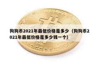 狗狗币2021年最低价格是多少（狗狗币2021年最低价格是多少钱一个）