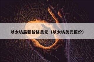 以太坊最新价格美元（以太坊美元报价）