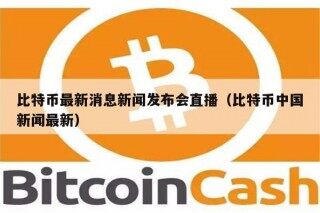 比特币最新消息新闻发布会直播（比特币中国新闻最新）