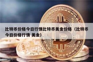比特币价格今日行情比特币美金价格（比特币今日价格行情 美金）