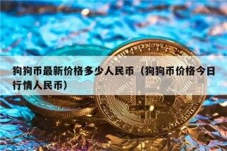 狗狗币最新价格多少人民币（狗狗币价格今日行情人民币）
