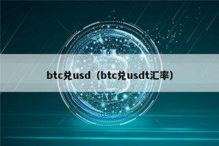 btc兑usd（btc兑usdt汇率）