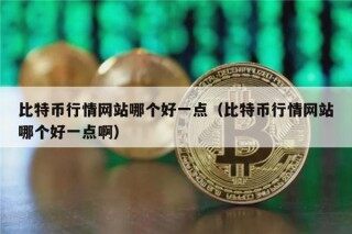 比特币行情网站哪个好一点（比特币行情网站哪个好一点啊）