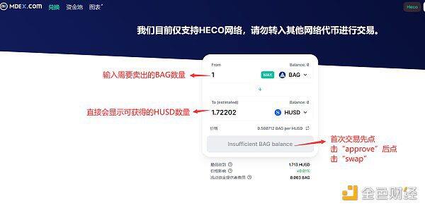 怎么在Mdex上买卖BAG?BASIS GOLD交易教程-第8张图片-欧意下载