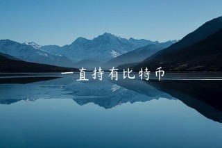 一直持有比特币