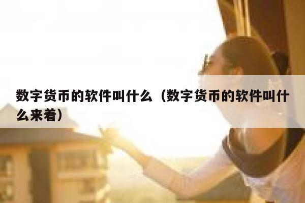 数字货币的软件叫什么(数字货币的软件叫什么来着)-第1张图片-欧意下载 数字货币的软件叫什么(数字货币的软件叫什么来着)-第1张图片-欧意下载