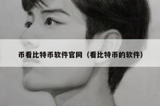 币看比特币软件官网（看比特币的软件）