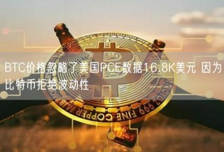 BTC价格忽略了美国PC数据16.8K美元 因为比特币拒绝波动性