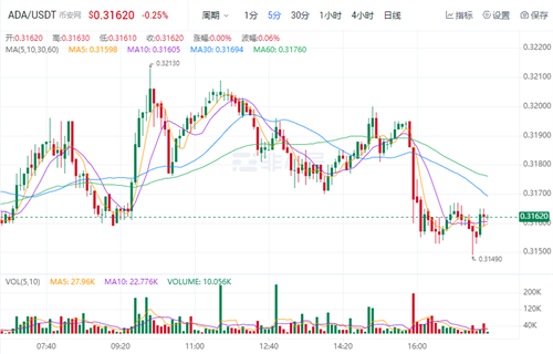 艾达币今日最新价格 ADA今日最新行情消息-第1张图片-欧意下载
