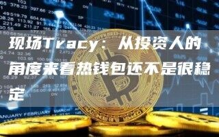 现场Tracy：从投资人的角度来看热钱包还不是很稳定