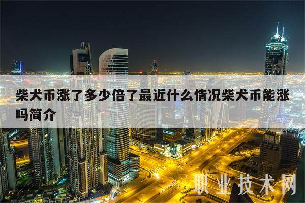柴犬币涨了多少倍了最近什么情况柴犬币能涨吗简介-第1张图片-欧意易易下载